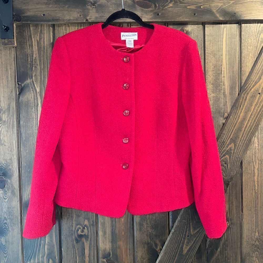 Pendleton Blazer Sz 12 - image 1